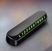 Araç Torpido Üstü Cep Telefon Numarası İçin Aç Kapa Numaratör - 1