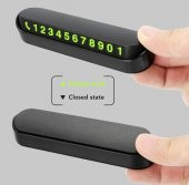 Araç Torpido Üstü Cep Telefon Numarası İçin Aç Kapa Numaratör - 2