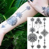 Geçici Dövme Çeşitleri Tattoo 2 Alana 1 Hediye - 3