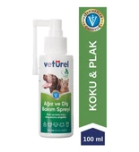 Kedi Ağız Bakımı Köpek Ağız Kokusu Diş Eti Yarası Enfeksiyonu Doğal Ağız ve Diş Bakım Spreyi 100ml - 1