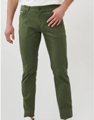 Altınyıldız Classics Erkek Haki Slim Fit Dar Kesim 5 Cep Esnek Chino Pantolon - 1