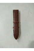Deri Kordon Saat Kayışı Kahverengi Renk 22 Mm Dkk22 - 2