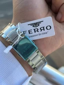 Ferro Çelik Kordon İç Fonksiyonları Aktif Chronograph 30 Mt Su Geçirmez Erkek Kol Saati EFM.1367.J2 thumbnail 5
