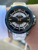 Ferro Çelik Kordon İyon Kaplama Kasa Tasarım Seri 30 Mt Su Geçirmez Erkek Kol Saati EFM.F11201.J2 thumbnail 2