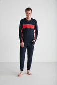 U.S. Polo Assn. 18725 Erkek Yuvarlak Yaka Pijama Takım - 7