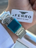 Ferro Çelik Kordon İyon Kaplama Kasa Tasarım Seri 30 Mt Su Geçirmez Erkek Kol Saati EFM.F11201.J2 thumbnail 5