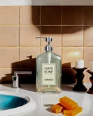 Cam Sıvı Sabunluk - Dekoratif Büyük Boy Dispenser - Kalın Cam - 500 ML - 5