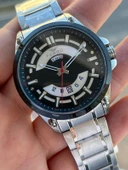 Ferro Çelik Kordon İyon Kaplama Kasa Tasarım Seri 30 Mt Su Geçirmez Erkek Kol Saati EFM.F11201.J2 thumbnail 4