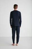 U.S. Polo Assn. 18725 Erkek Yuvarlak Yaka Pijama Takım - 11