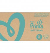 Prima Bebek Bezi Aktif Bebek 5 Beden Aylık Fırsat Paketi 116 Adet - 2