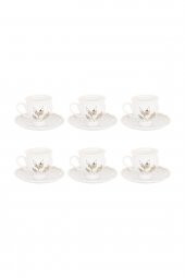6lı Flıes New Bone Kahve Fincan Takımı - 1