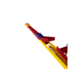 Oyuncak Araba Fırlatma Pisti 122 Cm Ve 2  Araba - 5