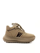 Guja 24K317-4 Kadın Hakiki Deri Boyunlu Kalın Taban Spor Ayakkabı - 1