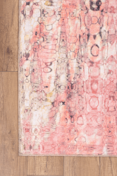 Artloop Modern Halı Funk Dekoratif Halı Pembe Halı AL 238 - 2