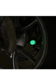 Fosforlu Floresan Led Yeşil Pilsiz Araba Motorsiklet Lastik Sibop Kapaği (2 Adet) thumbnail 3