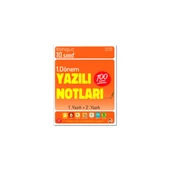 Tonguç 10.Sınıf Yazılı Notları 1. Dönem 1. Ve 2. Yaılı - 1