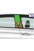 OTO AKSESUAR KAPI DİREK FOLYOSU MODEL:18 YEŞİL JOKER UV BASKI - 1