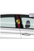 OTO AKSESUAR KAPI DİREK FOLYOSU MODEL:15 PORSCHE UV BASKI - 1