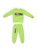 Strong Motif Kız Çocuk Eşofman MNK0625 - 6