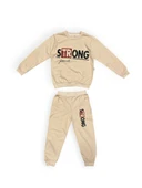 Strong Motif Kız Çocuk Eşofman MNK0625 - 1