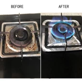 10 Adet Alüminyum Ocak Koruyucu Folyo thumbnail 4