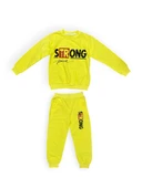 Strong Motif Kız Çocuk Eşofman MNK0625 - 8