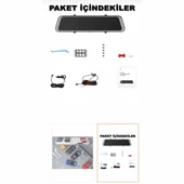 AUDİOMAX MX 710R FULL HD KAYITLI AYNA KAMERA ÖN-ARKA KAMERA - 3