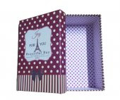 Dikdörtgen Hediye Kutusu Joy For You Çizgi Puantiye - 2