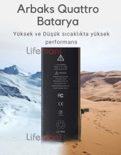 İPhone 7 Orjinal Arbaks Quattro GÜÇLENDİRİLMİŞ Batarya 2400 mAh - 1