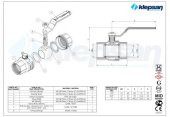 Doğalgaz Vanası MOP 5 TS EN 331 3/4 - 2