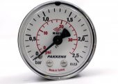 Pakkens 0-2.5 Bar 50 mm Arkadan Bağlantılı Kuru Manometre G 1/8 inç - 1