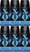 XO Deodorant 150ML Men-Erkek Absolute Blue (6 Lı Set) - 1