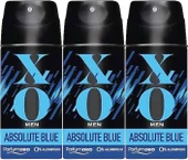 XO Deodorant 150ML Men-Erkek Absolute Blue (3 Lü Set) - 1