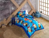 Hobby Lisanslı Sizinkiler Style 05 Tek Kişilik Poplin Nevresim Takımı - 1