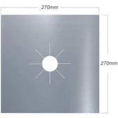 Ocak Koruyucu Alüminyum Ped Seti 4 Adet thumbnail 2