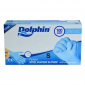 Pudrasız Mavi Nitril Eldiven Küçük Boy (S) 100 Lü Paket - 4