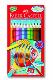 Faber Castell Aquarel Suluboya Kalemi 12 Renk Karton Kutu - 1