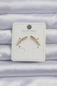 Xuping Gold Renk Zirkon Taşlı Küpe - TJ-BKP9376 - 1