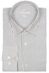 Erkek Klasik Kesim Tek Cepli Uzun Kollu Beyaz Erkek Gömlek - 1