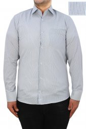 Beyaz Erkek Klasik Kesim Tek Cepli Uzun Kollu Erkek Gömlek - 2