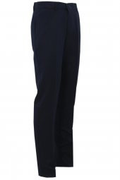 Lacivert Armüllü Klasik Erkek Keten Pantolon - 2