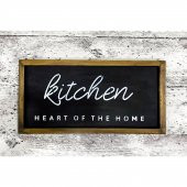 Kitchen Heart Of The Home Dekoratif Ahşap Tablo 50x25 - 2