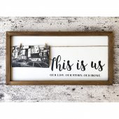 This Is Us Dekoratif Ahşap Tablo 50x25 - 2