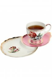 Bone Pembe 2Li Çay Fincan Seti 260Ml - 1