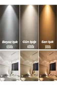 Asya / Sarkıt Avize / 8 Çubuk / 1 Mt / Antrasit Gövde / 3 Renk Işık - 4