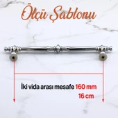 Muse Krom Metal Kulp 160 mm - 16 cm Mobilya Çekmece Mutfak Dolabı Dolap Kulpları Kulbu Kulpu Krom thumbnail 4