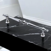 Muse Krom Metal Kulp 160 mm - 16 cm Mobilya Çekmece Mutfak Dolabı Dolap Kulpları Kulbu Kulpu Krom thumbnail 3