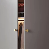 Taç Çizgili Düğme Metal Kulp Gold Altın Çekmece Mobilya Mutfak Dolabı Dolap Kulpu Kulbu Kulpları thumbnail 5