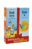 Ocean Portakallı Balık Yağı Şurubu 150 ml + Ocean Vm Şurup 150 ml Hediye - 1