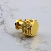 Taç Küçük Düğme Metal Kulp Gold Altın Çekmece Mobilya Mutfak Dolabı Dolap Kulpu Kulbu Kulpları thumbnail 6